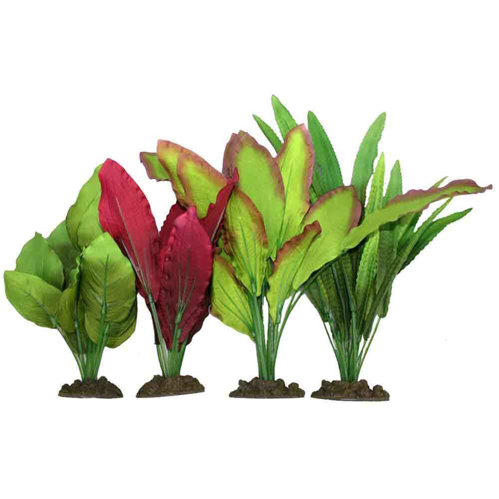 Aqua One Silk Plant 4pk.Mix 2 -24242 - Image 2