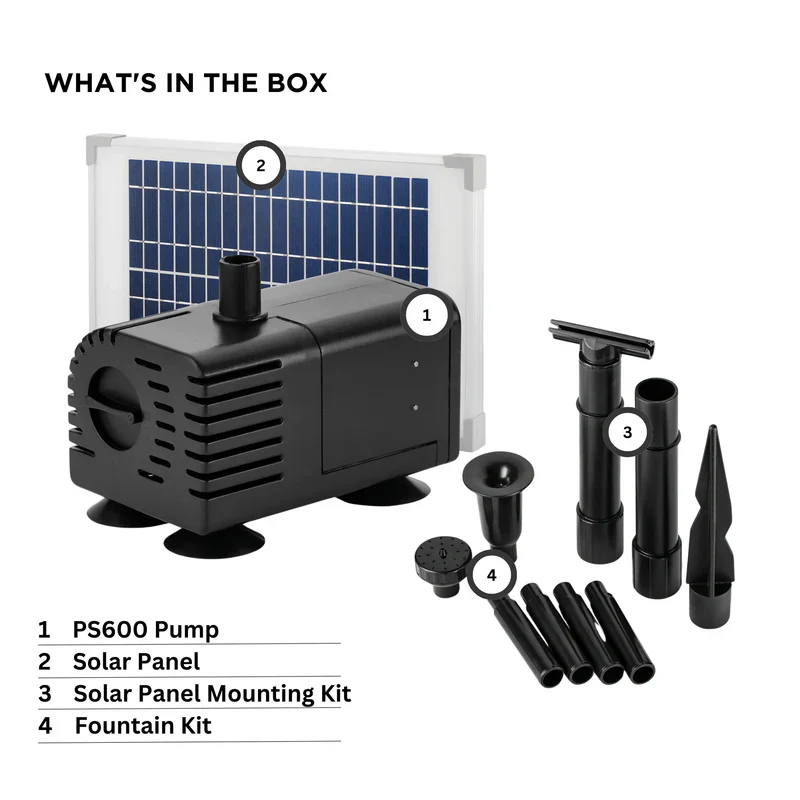 PondMAX PS1700 Solar Pond Pump & Panel Kit - Image 3