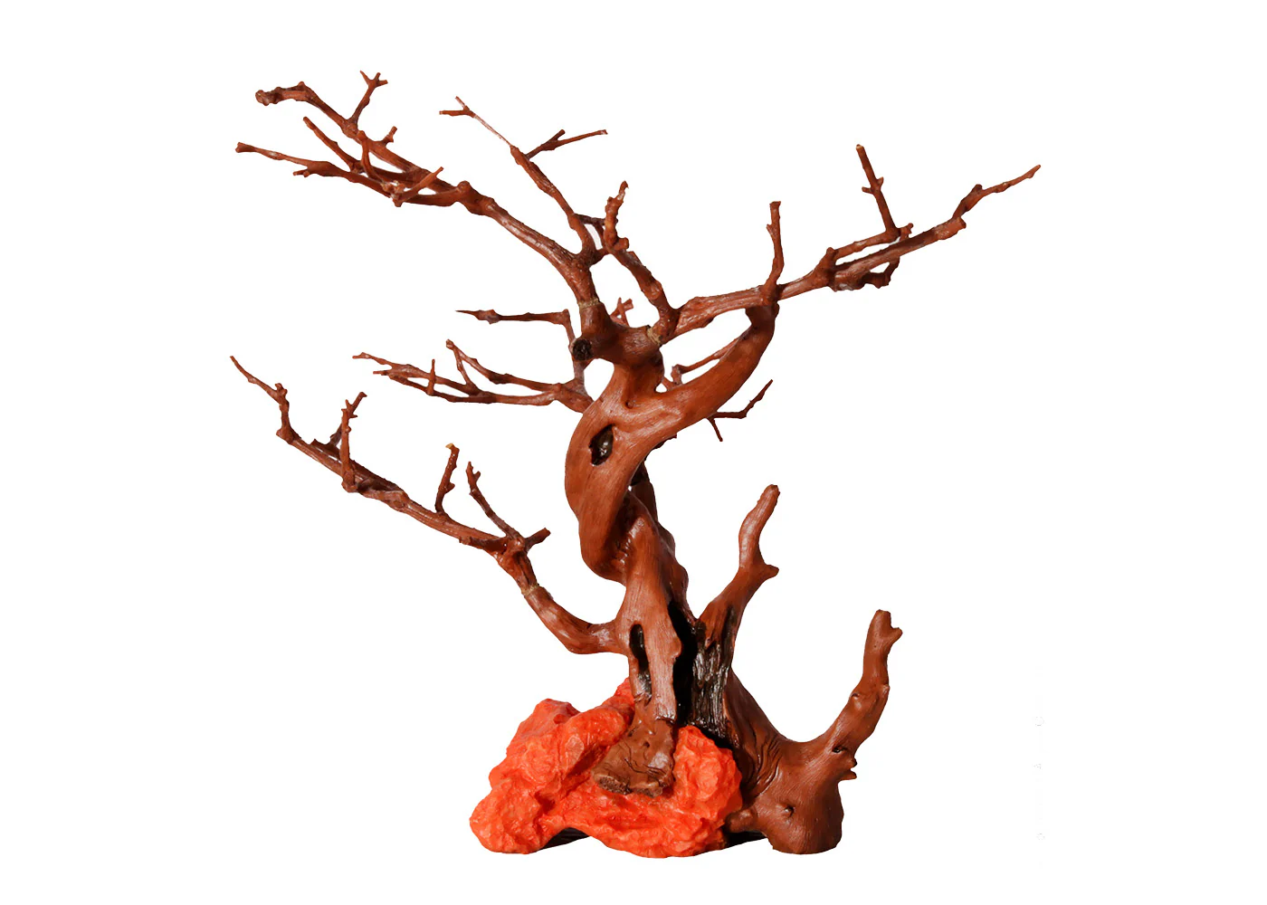 Reptile One Hermit Crab Climbing Branches and Orange Rock